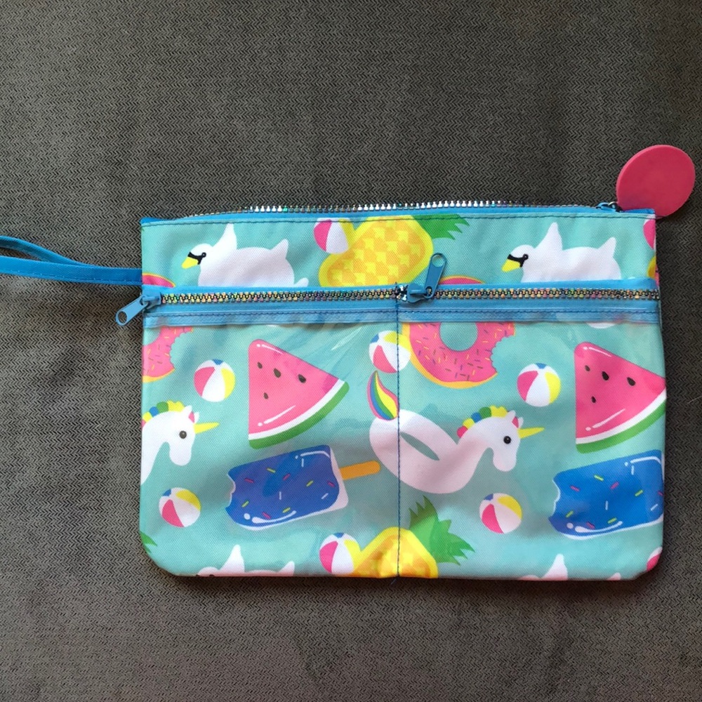 Fun Waterproof Unicorn Wristlet
